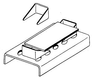 Simple setup with enamel piece for firing in the kilin