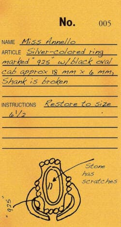 Repairing a Silver Shank