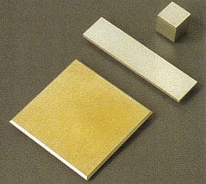 Three brooches, 1977-1978, by Otto Kunzli (1948). Silver, partly silver, heat-gilded