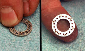 950 Palladium and Cultured Tahitian Pearl Earrings