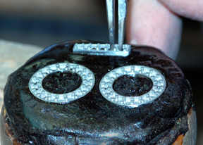 950 Palladium and Cultured Tahitian Pearl Earrings