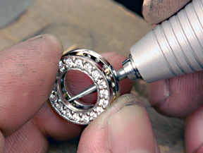 950 Palladium and Cultured Tahitian Pearl Earrings