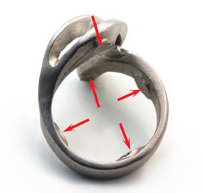 950 Palladium: Gemstone Setting Considerations