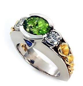 950 Palladium: Gemstone Setting Considerations