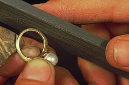 Figure 4.13. Sanding the outside