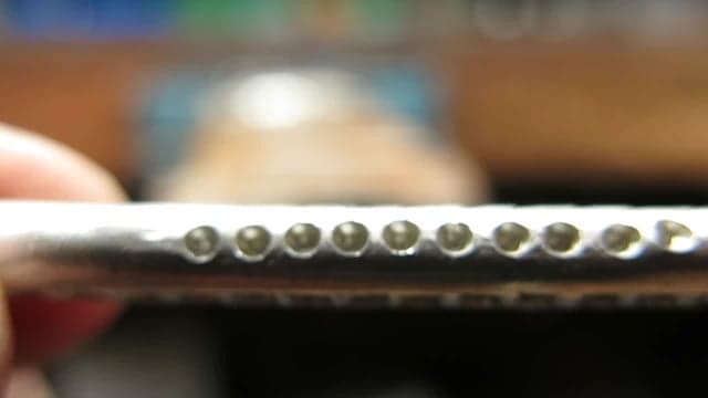 Azure patterns, w/gravers