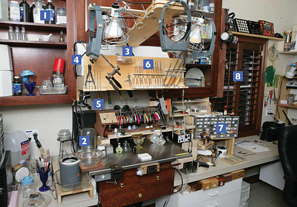 Organizing a Jeweler’s Studio