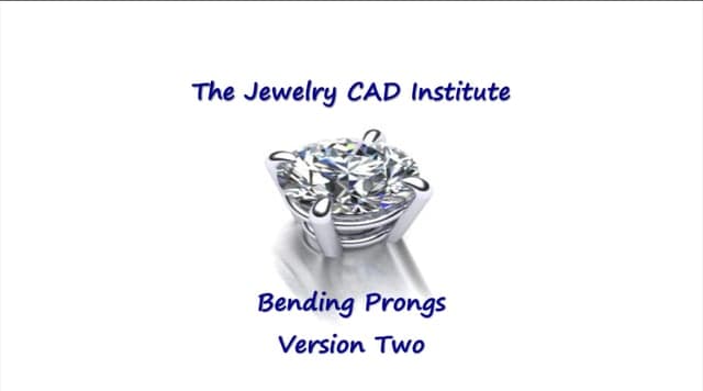 Bending Prongs in CAD-Version Two