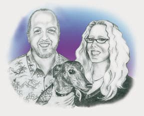 Scott and Jennifer Janiak-Ross of Skinny Dog Design Group, Inc.