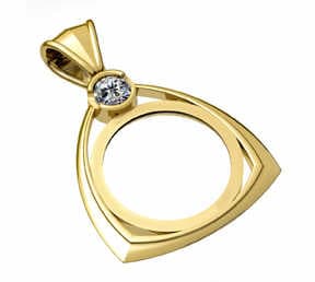 Custom Antique Coin Pendant