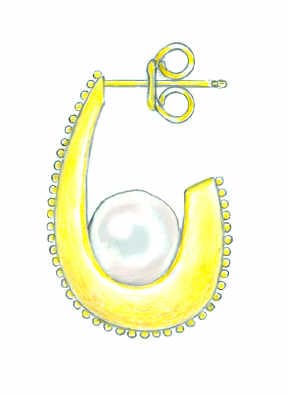 Customized Stock Earrings