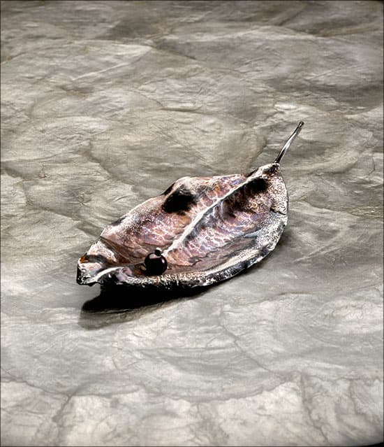 Forged Leaf Brooch Tutorial