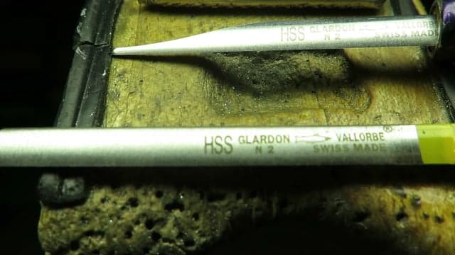 Graver w/silver plate