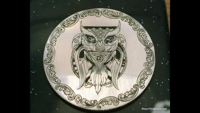 Hand Engraved Love Token Silver Coin by Shaun Hughes