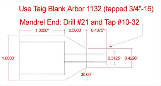 Universal Expanding Ring Mandrel