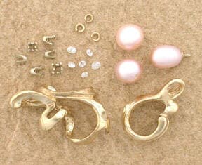 Pulse-Arc-Welder: Pearl and Diamond Pendant