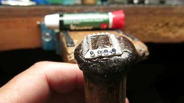 Preparing to drill holes!