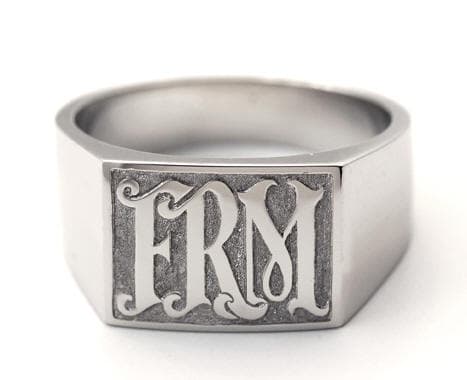 Signet Palladium Ring