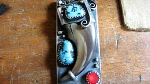 Sterling Silver Claw Money Clip – VI (final)