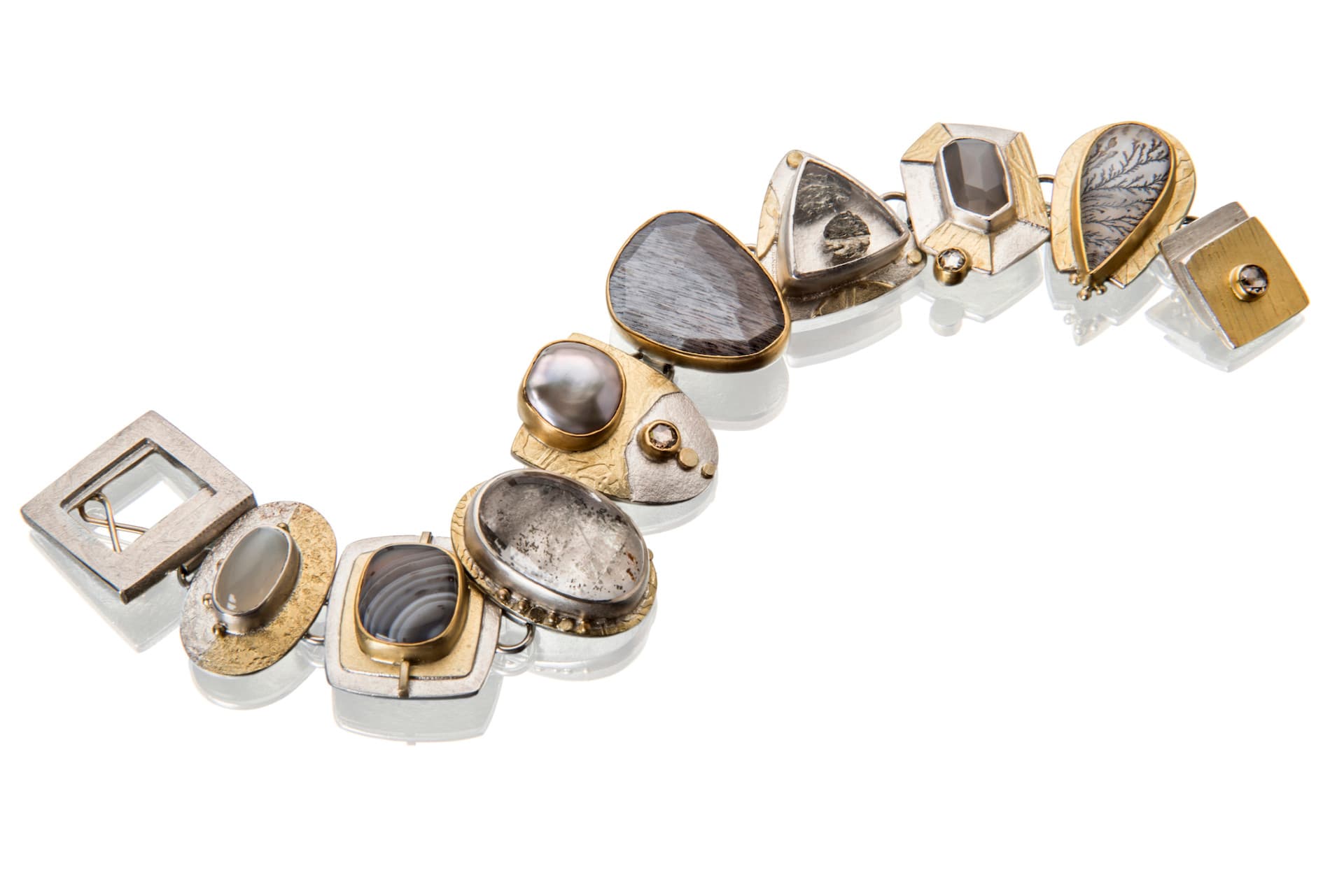 Organic Geometric Bracelet