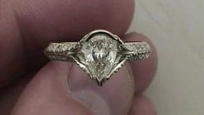 Custom Ring – Gold Diamond Engagement Ring – Slideshow
