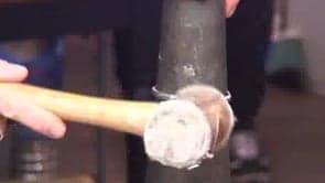 Hammered Sterling Silver Bangle with Jewelry Arts Institute