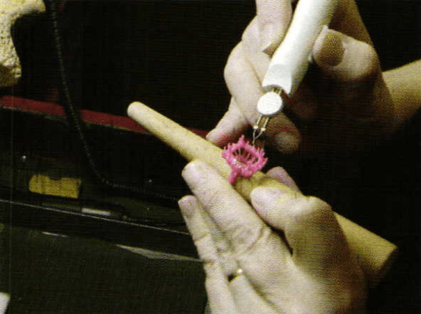 Setting Stones in Wax