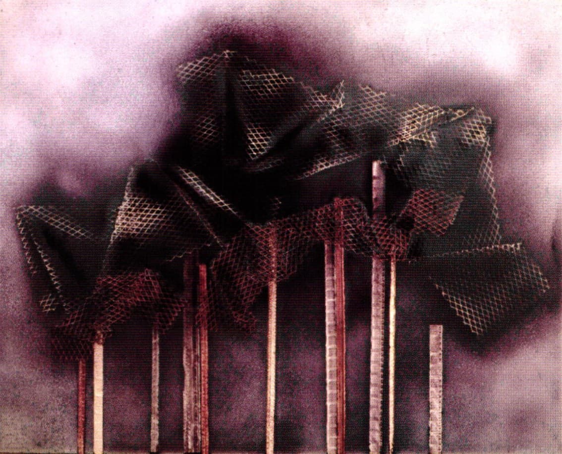 Layered Metal on Enamel Coats