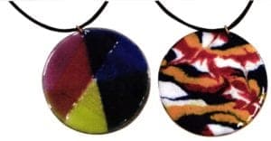 Finished double-sided pendant