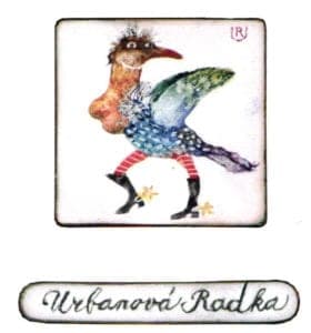 Minaiature 1 2007, enamel on copper, 3 x 3 cm