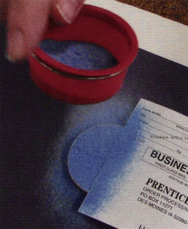 Fig 9. Repositioning 2660, overlapping one half of 2230 lime yellow