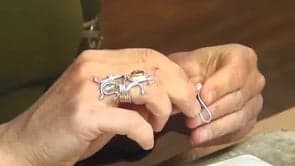 Pearl Wrapped Spiral Earrings with Jewelry Arts Institute