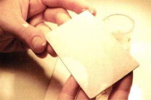 The layer (thickness) should be thin. Let it dry very well