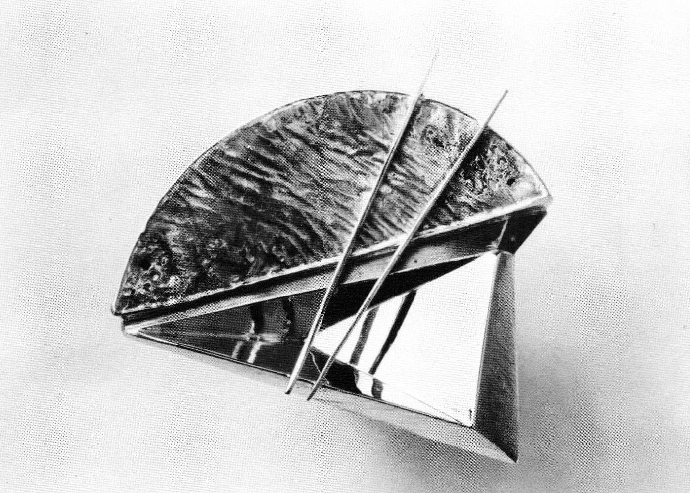 Reticulation of Shakudo and Shibuichi - Sushi I Pin