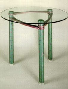 The Art and Industry of Metal Furniture - Peter Handler, Game Table