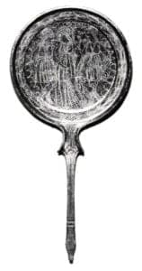 Ancient Etruscan Bronze Mirror