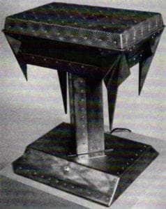 Art and Technics: Materials - Dale Wedig, Fudge Pan Camp Lamp