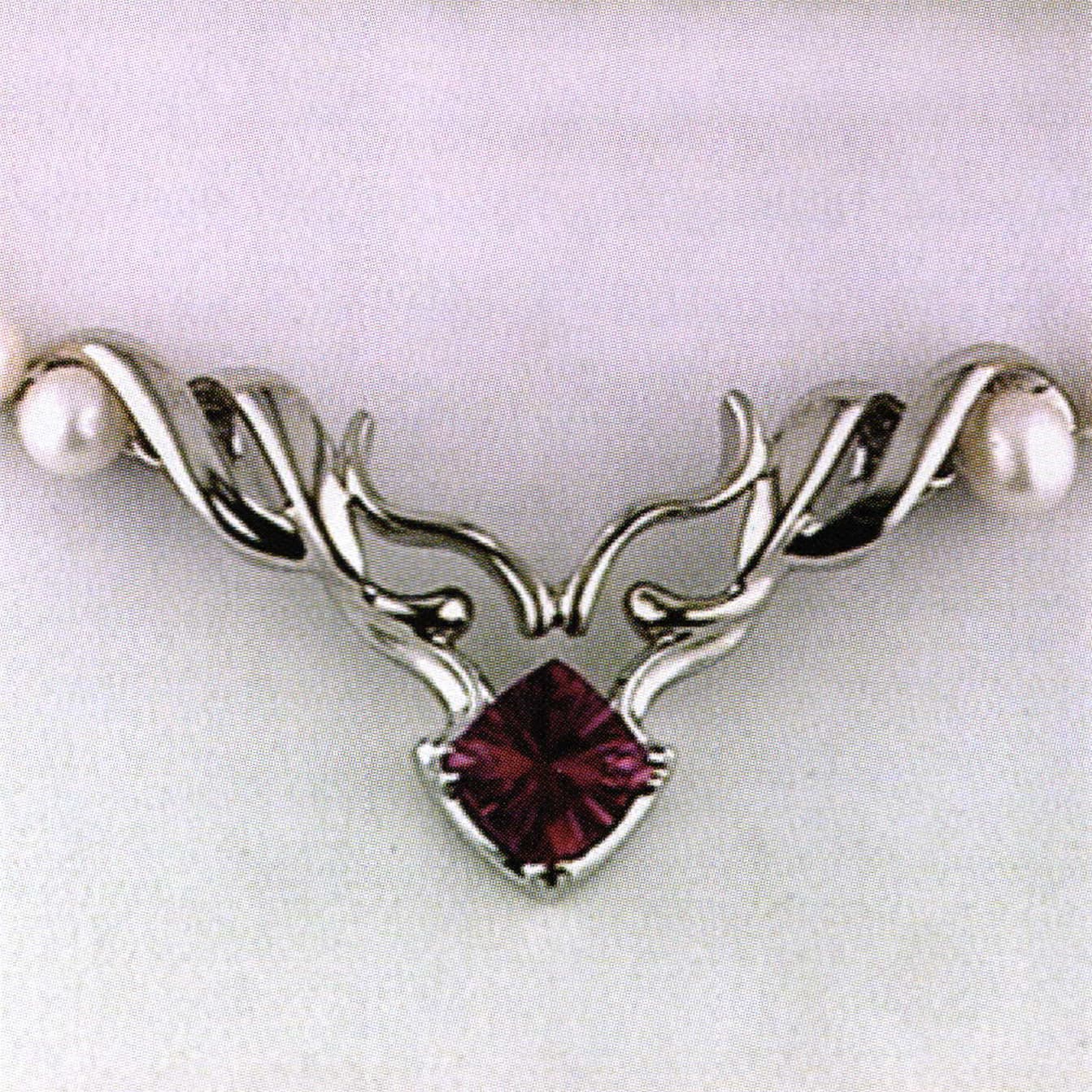 Creating a 14KW Rubellite Tourmaline Pendant