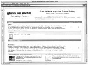 online enamel art gallery