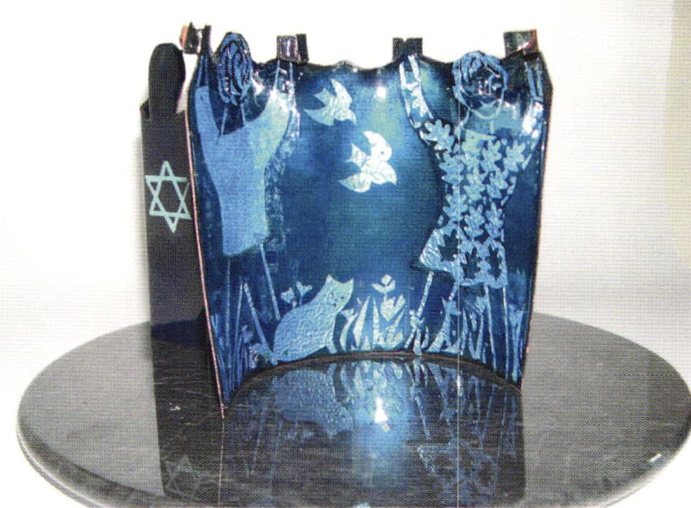 Enameled Menorah