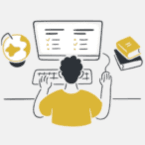 complete the quiz icon