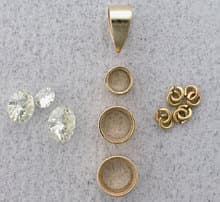 How to Make a Three Stone Dangle Pendant