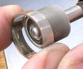 Finishing the Inside of a Platinum Ring