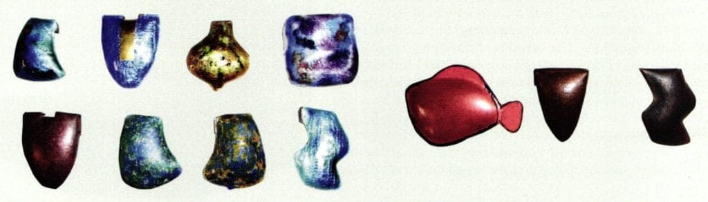 Some of the different shapes I made with this method, mostly for colliers.