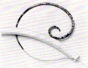 British Jewellery and German Jewellery - ynthia Cousens, Curved Sliced Brooch