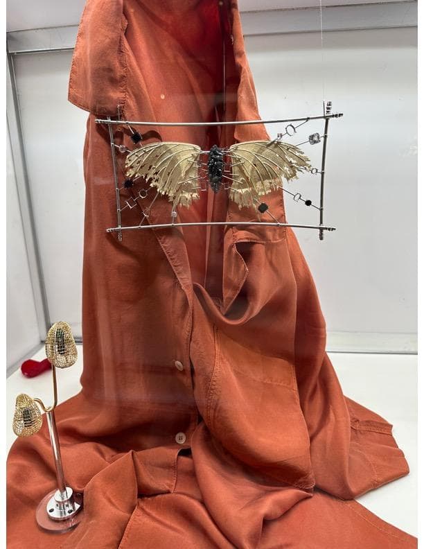 Titanium, 18k yellow gold