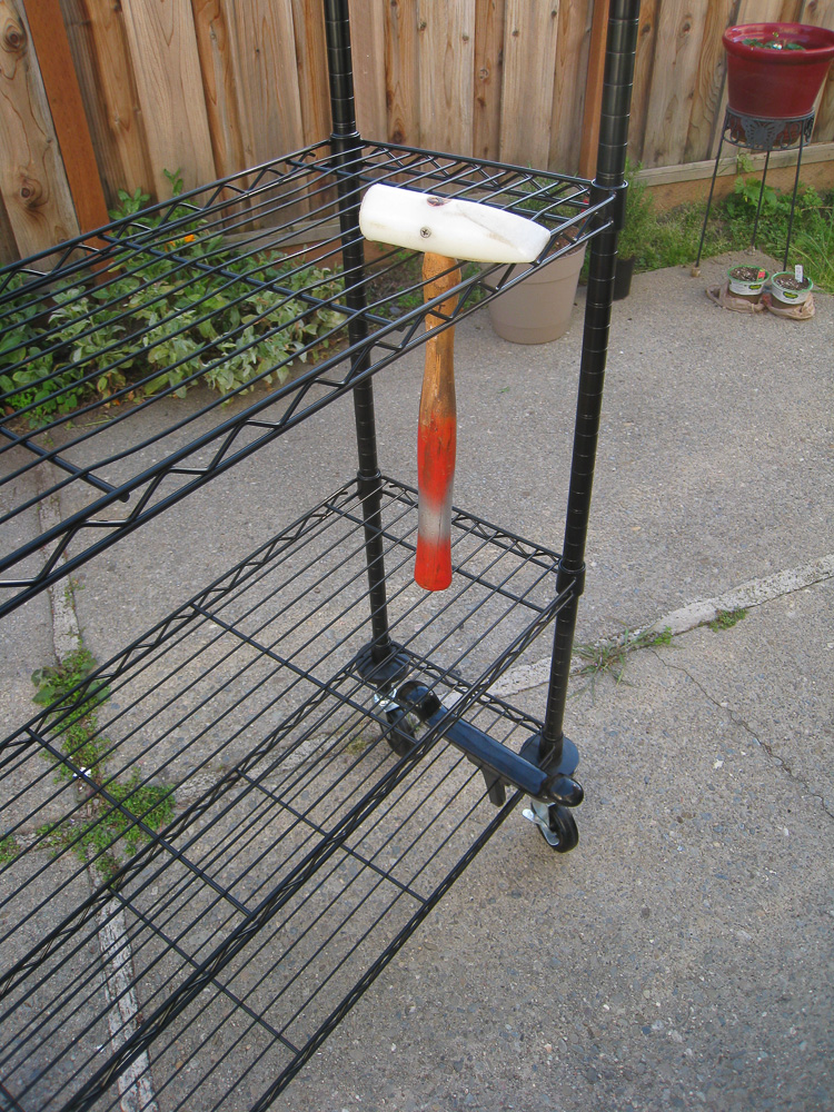 Building floor standing hammer rack Jewelry Discussion Ganoksin