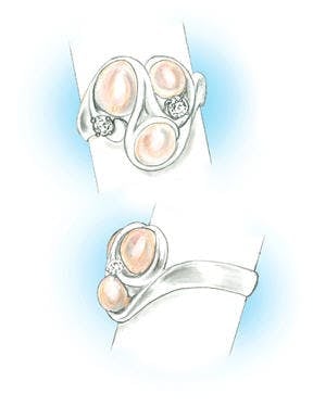 Making a Pearl and Diamond Ring
