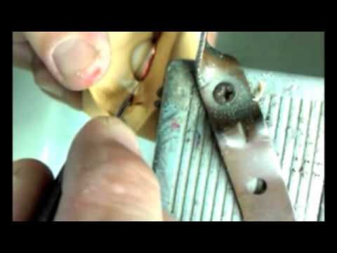 Cutting a rubber silicon mold technique
