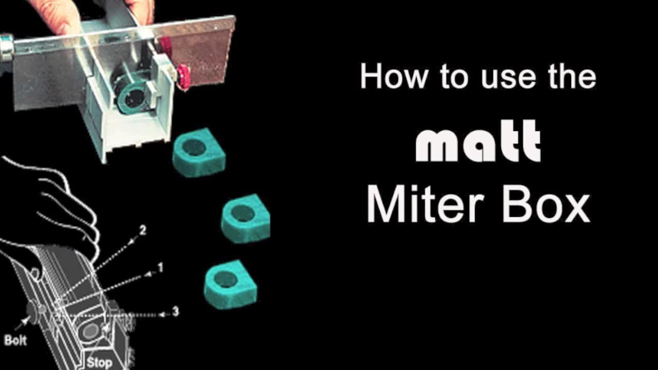 Matt Miter Box-Cut Straight or Parallel Walls
